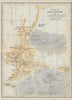 Plano de ZACATECAS, Mexico. Mapa de la ciudad. City/town plan 1938 old