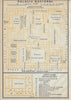 Palacio Nacional, Mexico City 1938 old vintage map plan chart