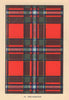 Drummond. Scottish Clan Tartan. SMALL 8x11.5cm 1937 old vintage print picture