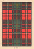 Hay. Scottish Clan Tartan. SMALL 8x11.5cm 1937 old vintage print picture