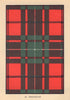 MacAulay. Scottish Clan Tartan. SMALL 8x11.5cm 1937 old vintage print picture
