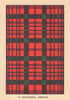 MacDonell of Keppoch. Scottish Clan Tartan. SMALL 8x11.5cm 1937 old print