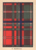 MacDougall. Scottish Clan Tartan. SMALL 8x11.5cm 1937 old vintage print