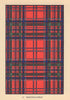 MacGillivray. Scottish Clan Tartan. SMALL 8x11.5cm 1937 old vintage print