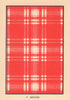 Menzies. Scottish Clan Tartan. SMALL 8x11.5cm 1937 old vintage print picture