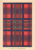 Murray of Tullibarcline. Scottish Clan Tartan. SMALL 8x11.5cm 1937 old print