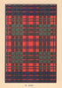 Ross. Scottish Clan Tartan. SMALL 8x11.5cm 1937 old vintage print picture