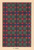 Skene. Scottish Clan Tartan. SMALL 8x11.5cm 1937 old vintage print picture