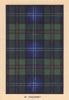 Urquhart. Scottish Clan Tartan. SMALL 8x11.5cm 1937 old vintage print picture