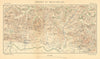 Région du Beaujolais. Burgundy wine map. HAUSERMANN 1901 old antique chart