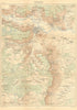Champagne wine map - Région d'Épernay.  HAUSERMANN 1901 old antique chart