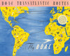 BOAC Transatlantic Routes - Fly BOAC. Pictorial airline network map 29