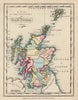 A map of the counties of North Britain. Scotland. SAYER / ARMSTRONG 1794