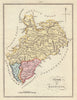 County of Roxburgh. Roxburghshire. SAYER / ARMSTRONG 1794 old antique map