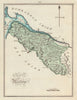 County of Renfrew. Renfrewshire. SAYER / ARMSTRONG 1794 old antique map chart