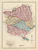 County of Perth. Perthshire. SAYER / ARMSTRONG 1794 old antique map plan chart