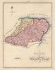 Counties of Aberdeen & Bamff. Aberdeenshire Banffshire. SAYER ARMSTRONG 1794 map