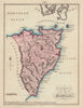 County of Caithness. Caithness. SAYER / ARMSTRONG 1794 old antique map chart