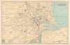ABERDEEN antique town plan. Queen's Links. Scotland. BARTHOLOMEW 1895 old map