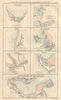 SCOTLAND WEST PORTS Rothesay Largs Ardrossan Irvine Troon Campbelltown 1866 map