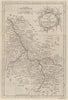 A new map of the Circle of the Lower Rhine. Rhineland. ROLLOS 1759 old