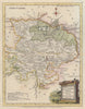 A modern map of Huntingdonshire, drawn from the latest surveys. ELLIS c1764