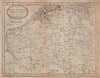 The Belgic Provinces with the roads… Belgium. KINCAID 1790 old antique map