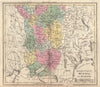 Southern part of Russia in Europe. Ukraine. WALKER 1810 old antique map chart
