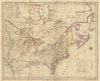 The Northern & Middle States comprehending the Western territory… MORSE 1792 map
