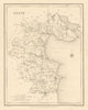 COUNTY LOUTH antique map for LEWIS by CREIGHTON & DOWER - Ireland 1837 old