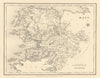 COUNTY MAYO antique map for LEWIS by CREIGHTON & DOWER - Ireland 1837 old