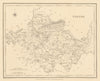 COUNTY TYRONE antique map for LEWIS by CREIGHTON & DOWER - Ulster 1837 old