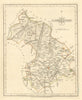 Antique county map of CAMBRIDGESHIRE by JOHN CARY. Original outline colour 1793