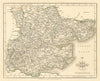 Antique county map of ESSEX by JOHN CARY. Original outline colour 1793 old