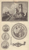 Scarborough Castle, Yorkshire. Seals of Borough & the Bailiff. Ancient key 1799