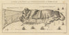 A Plan of the Town and Fortifications of Gibraltar, by John Lodge 1780 old map