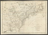 A New & Correct Map of North America in which the places… JOHN LODGE 1780