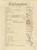 Cary's Improved Map of England and Wales - Map key explanation. G & J Cary 1832