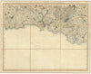 SOUTH DEVON & CORNWALL COAST. Dartmoor South Hams Tamar Fowey. CARY 1832 map