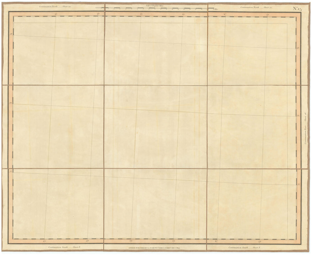 Part of the Celtic Sea. CARY 1832 old antique vintage map plan chart