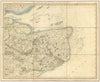 THAMES ESTUARY & EAST KENT. North Downs, Isles of Sheppey & Thanet CARY 1832 map