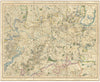 THE COTSWOLDS & SEVERN VALLEY. Gloucestershire & West Oxfordshire. CARY 1832 map