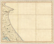 HOLDERNESS COAST & BRIDLINGTON BAY. Flamborough Head. Yorkshire. CARY 1832 map