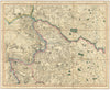 YORKSHIRE DALES, North Riding. Westmoreland, SE Durham. Richmond. CARY 1832 map