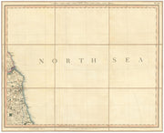 TYNESIDE & WEARSIDE. Tynemouth, Sunderland & Durham Coast. CARY 1832 old map