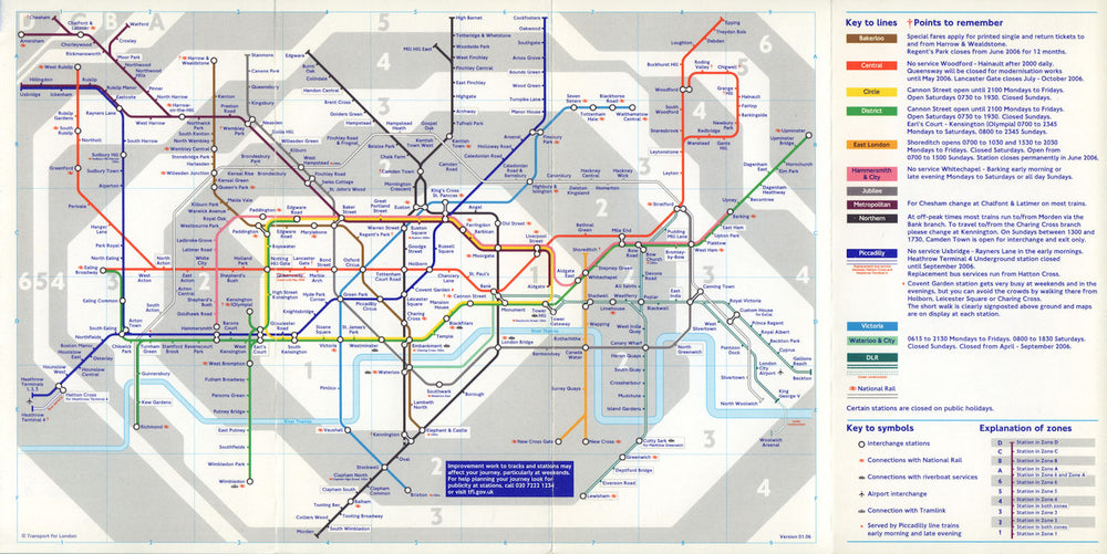 Dlr Service Map LONDON UNDERGROUND tube map. DLR King George V open. LHR T4 shut ...