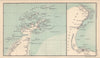 Graham Land & Victoria Land. South Pole. Antarctic. BARTHOLOMEW 1898 old map