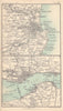 Environs of Aberdeen & Dundee. Scottish Cities. BARTHOLOMEW 1898 old map