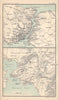 Constantinople & the Bosphorus. Environs of Athens. Turkey & Greece 1898 map