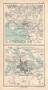 Environs of Christiania (Oslo) & Stockholm. Scandinavia Norway Sweden 1898 map